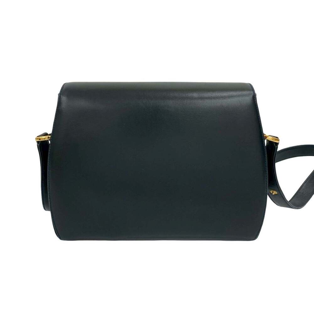 GUCCI Vintage Blue Leather Shoulder Bag - Picture 3 of 10